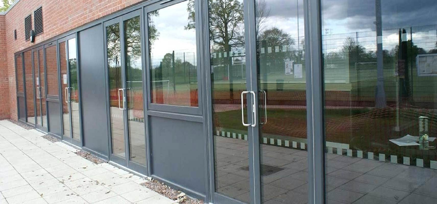 Aluminium Shop Front Doors