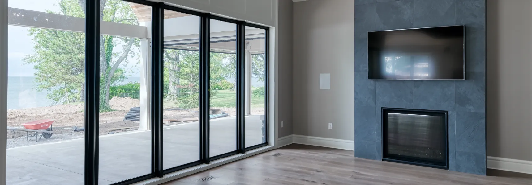 Aluminum windows and doors can amplify the look and feel