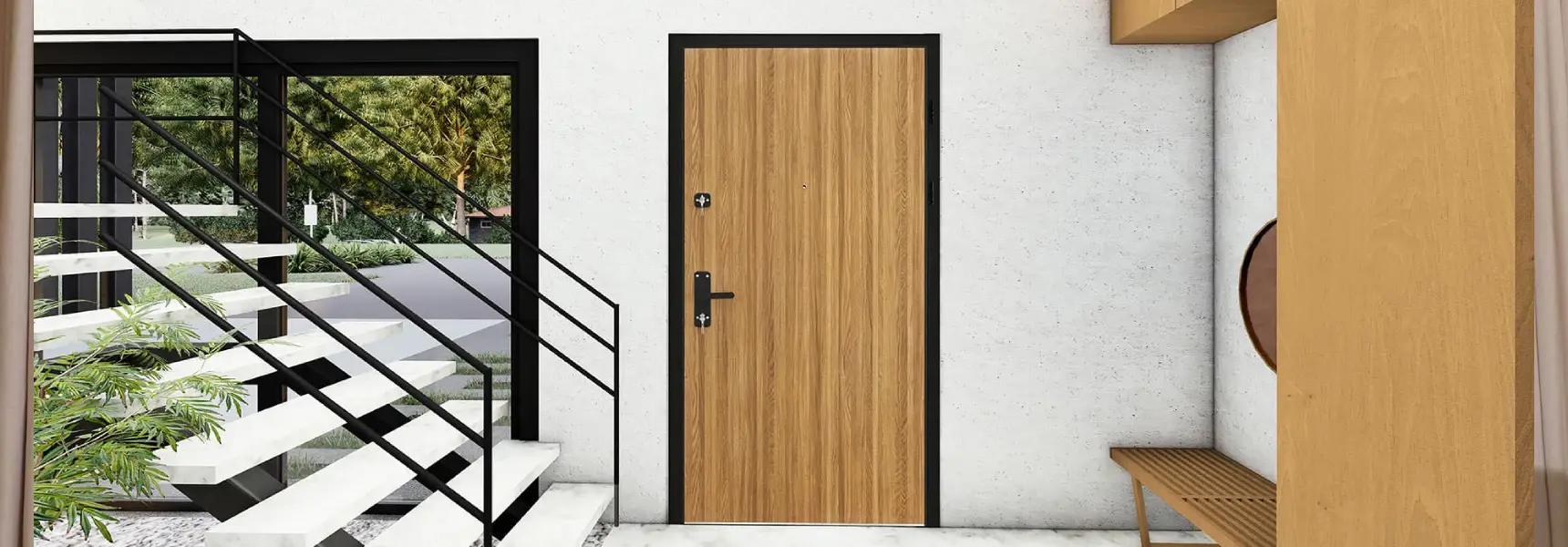 What should you pay attention to in steel security entrance doors for a safe home environment