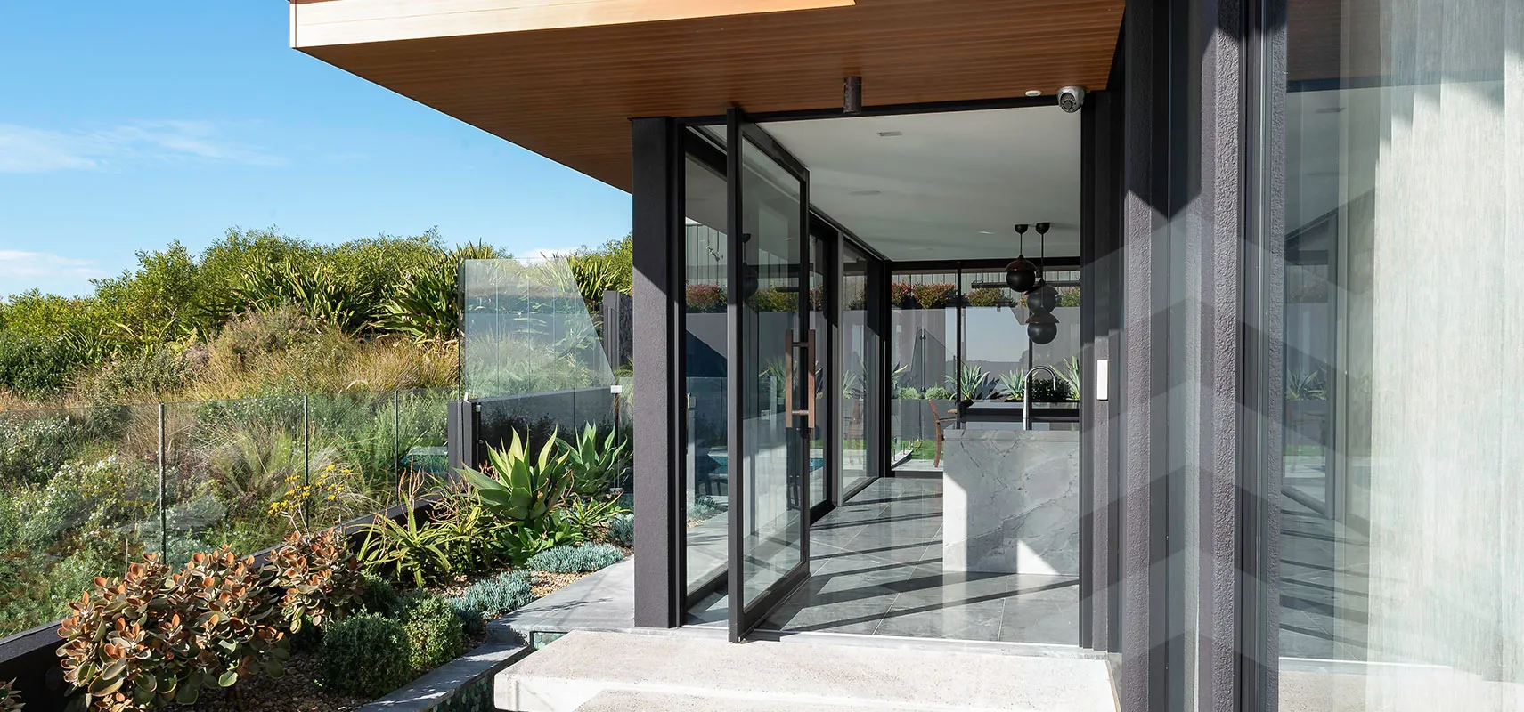 Aluminium Pivot Doors