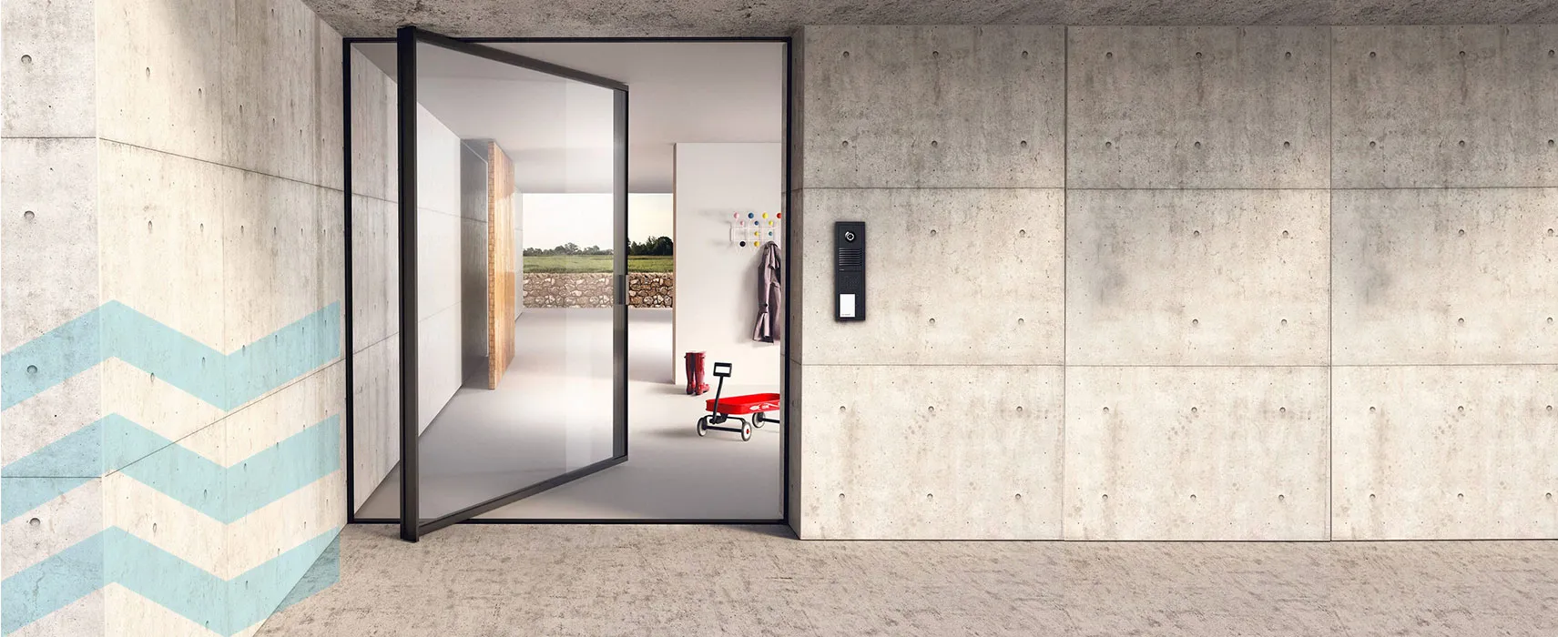 Aluminium Pivot Doors