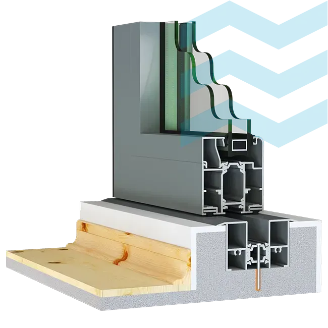 Aluminium Pivot Doors