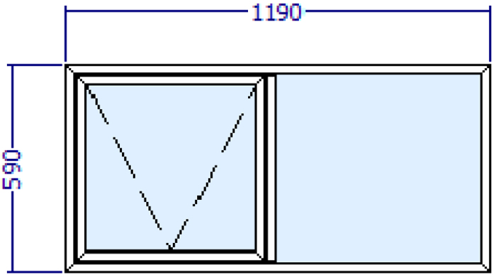 Crealco Swift 30.5 Window 590x1190