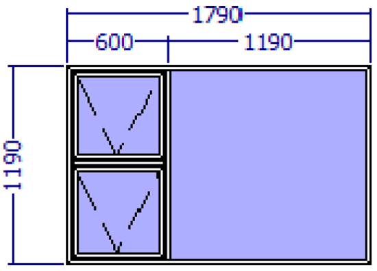 Crealco Swift 38 Window 1190x1790