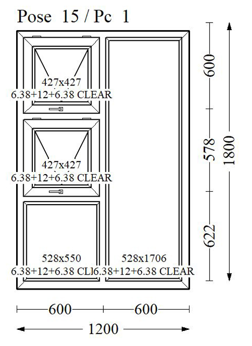Everest Max Colour Double Glass 1200x1800