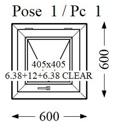 Everest Max Colour Double Glass 600x600